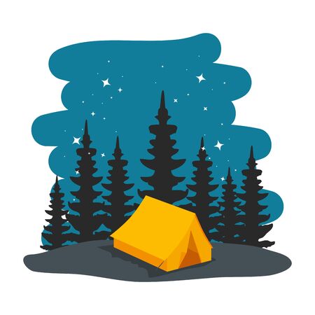 🏕 夢幻雪景露營勝地